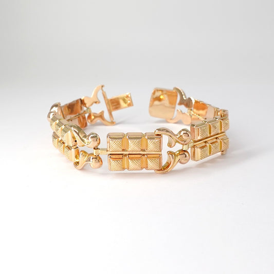 Bracciale   a maglia mista semirigida