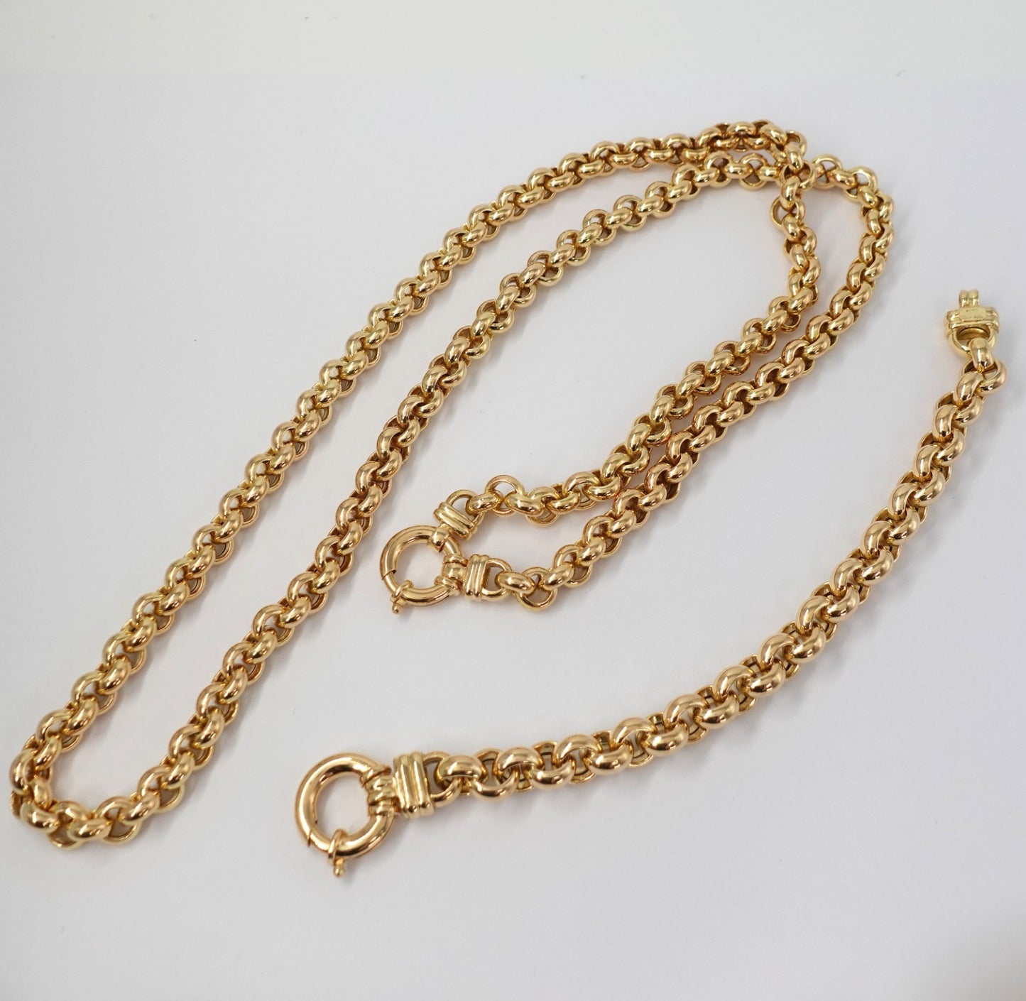 Parure catena e bracciale