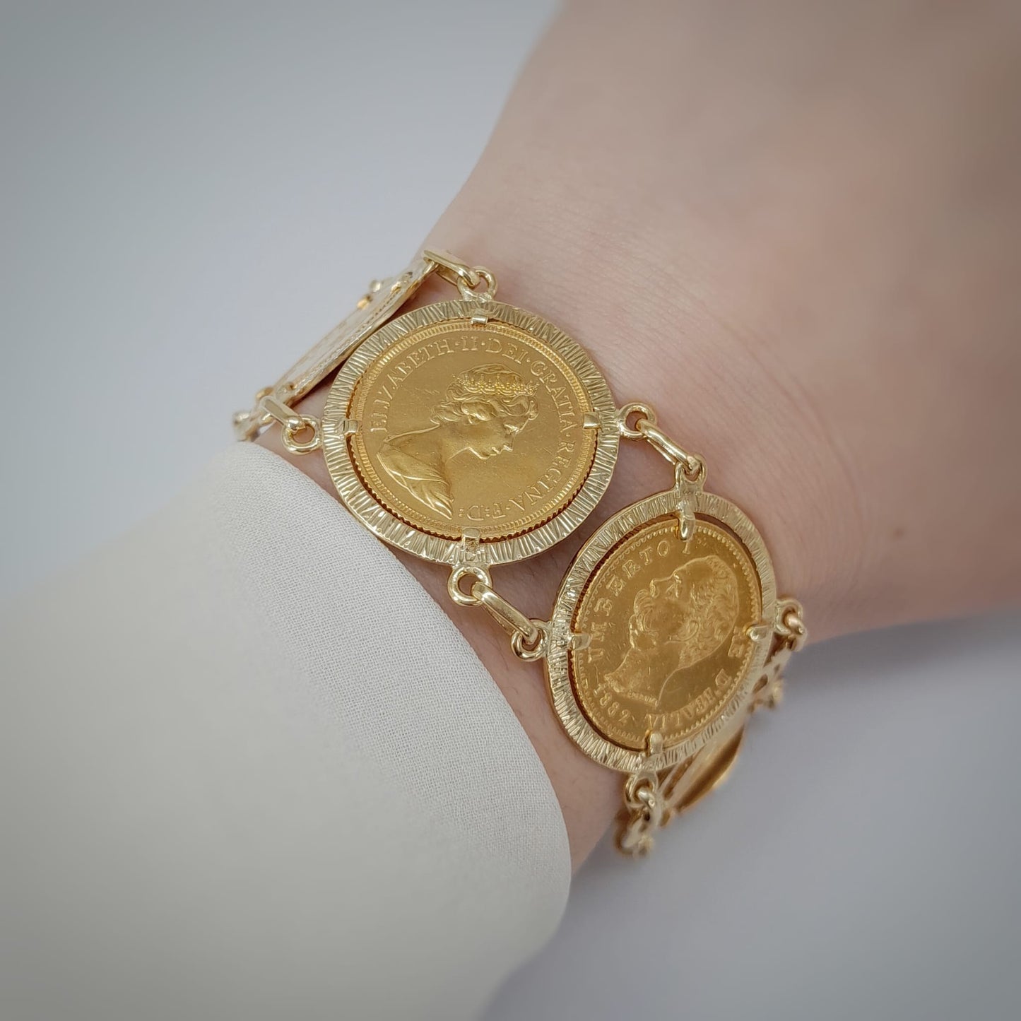 Bracciale con monete