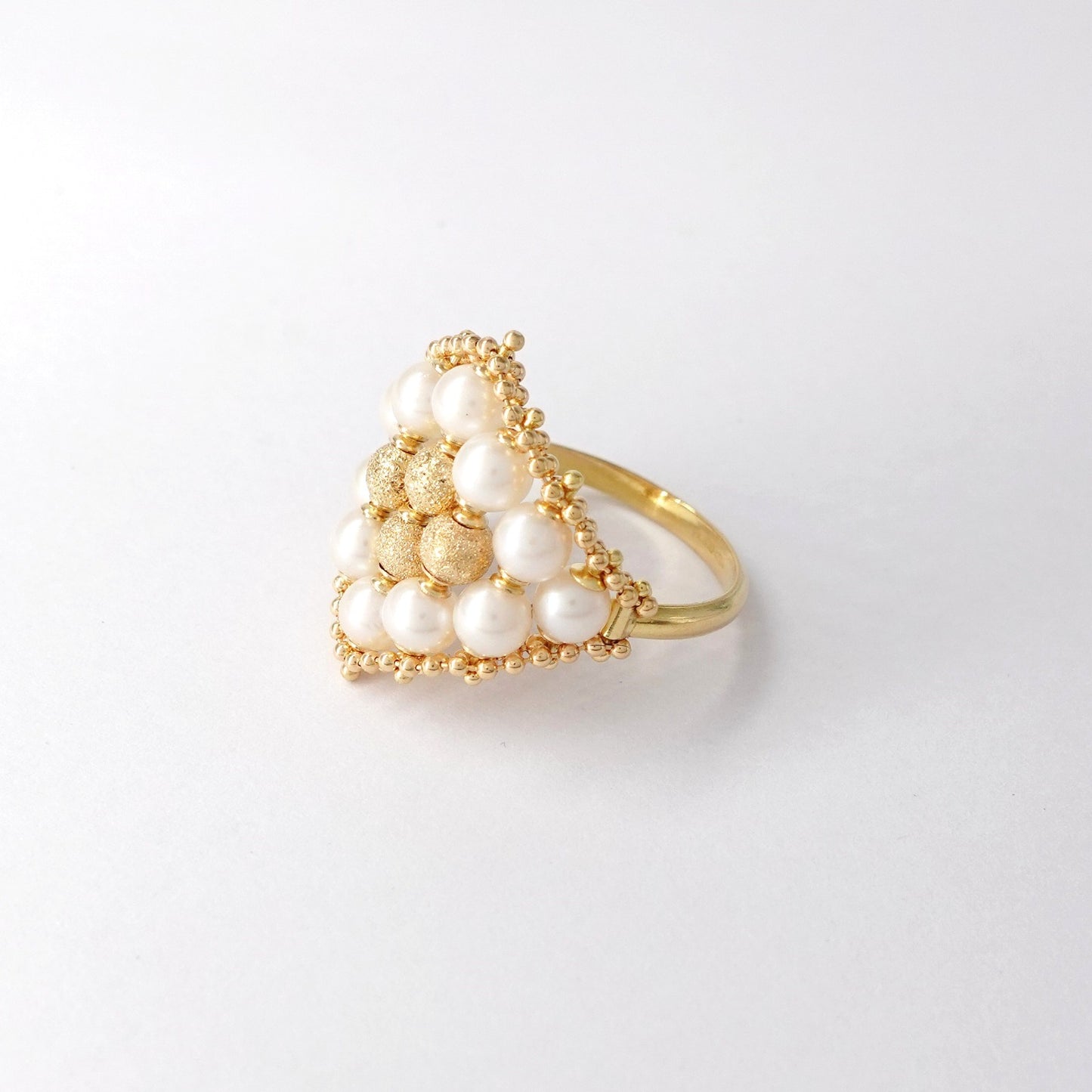 Anello perle