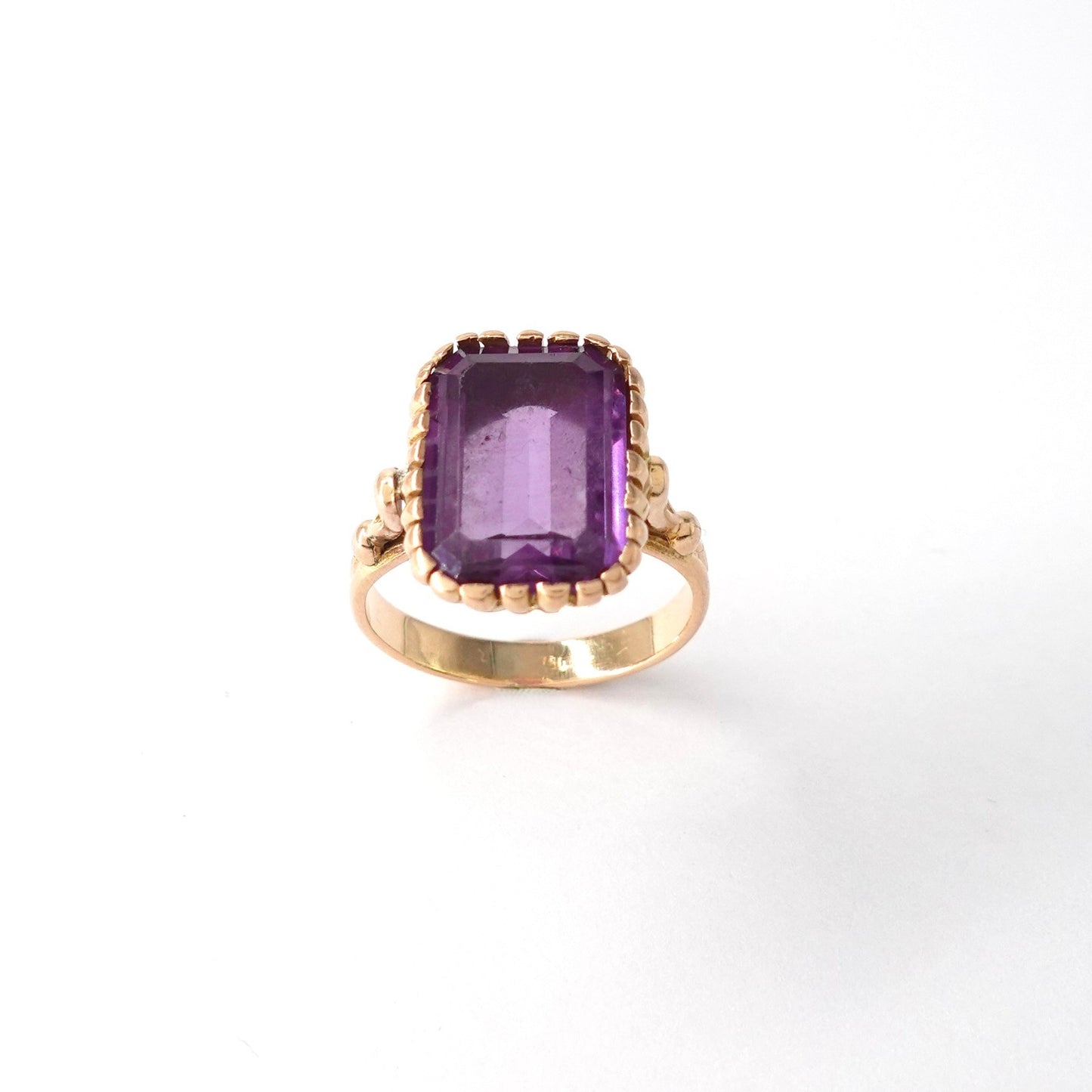 Anello  con ametista