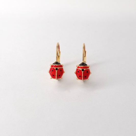 Orecchini coccinella