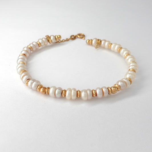 Bracciale rigido  con perle