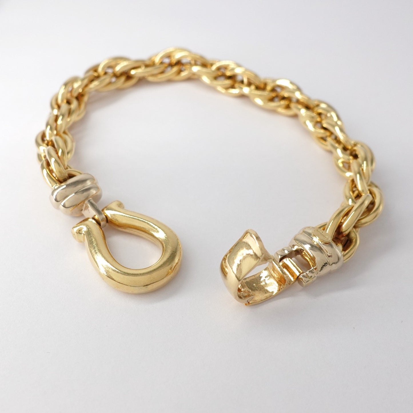 Bracciale a maglia intrecciata
