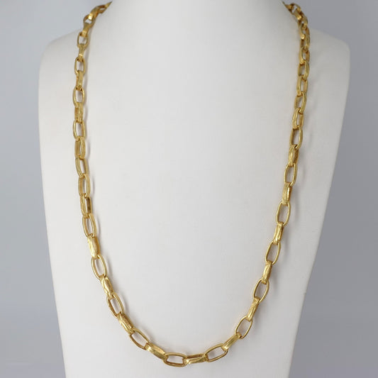 Collana con maglia a lavorazione etrusca
