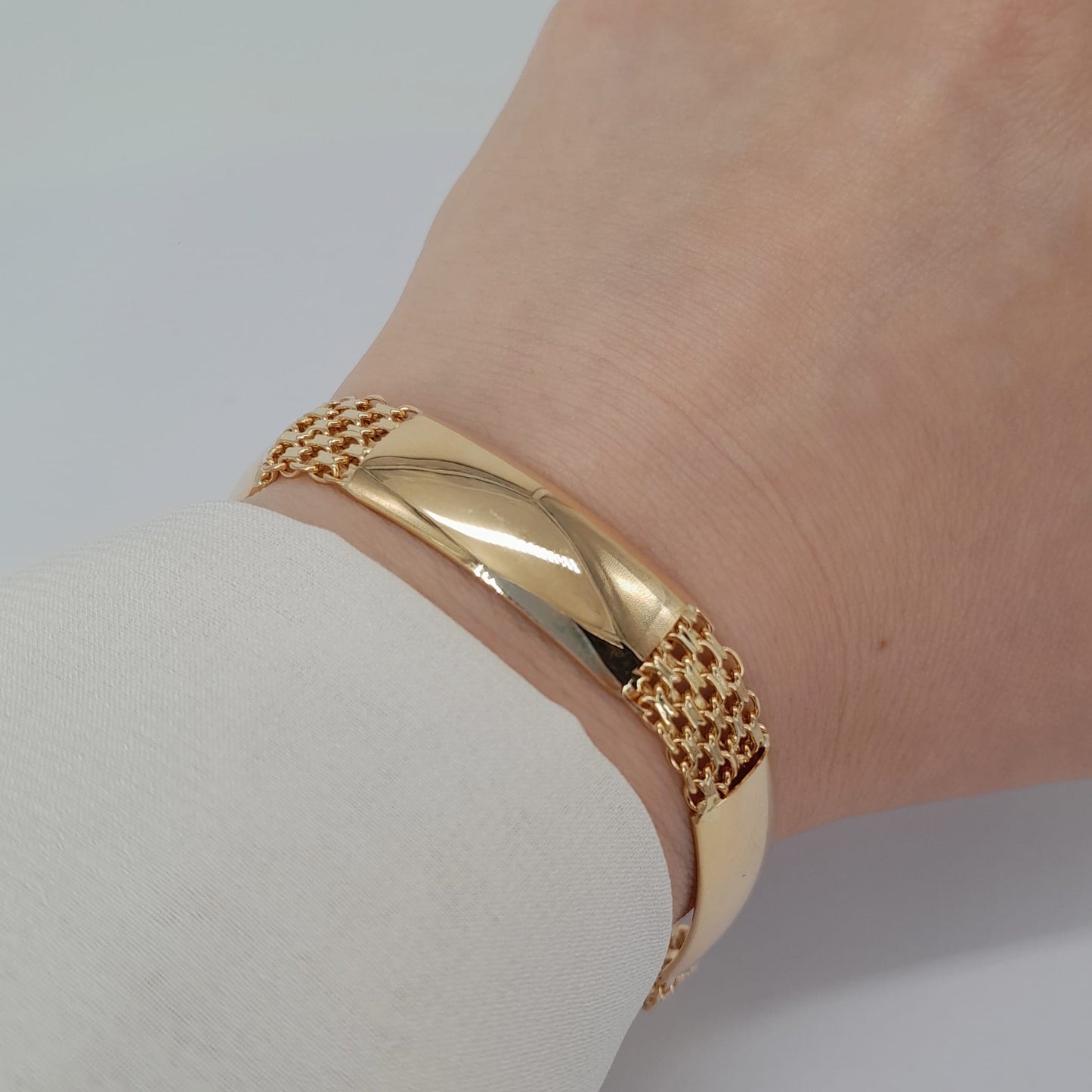 Bracciale a maglia mista