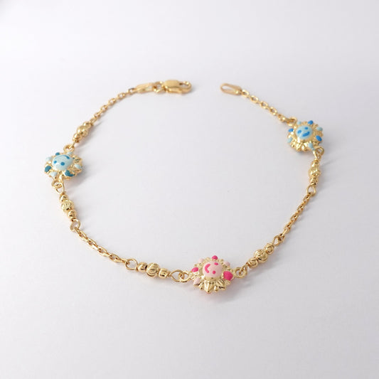 Bracciale  con fiori