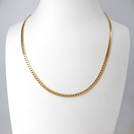 Collana a maglia piatta