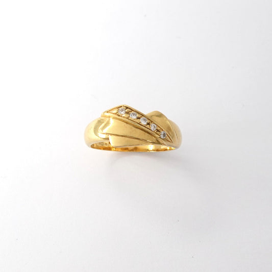 Anello  con zirconi