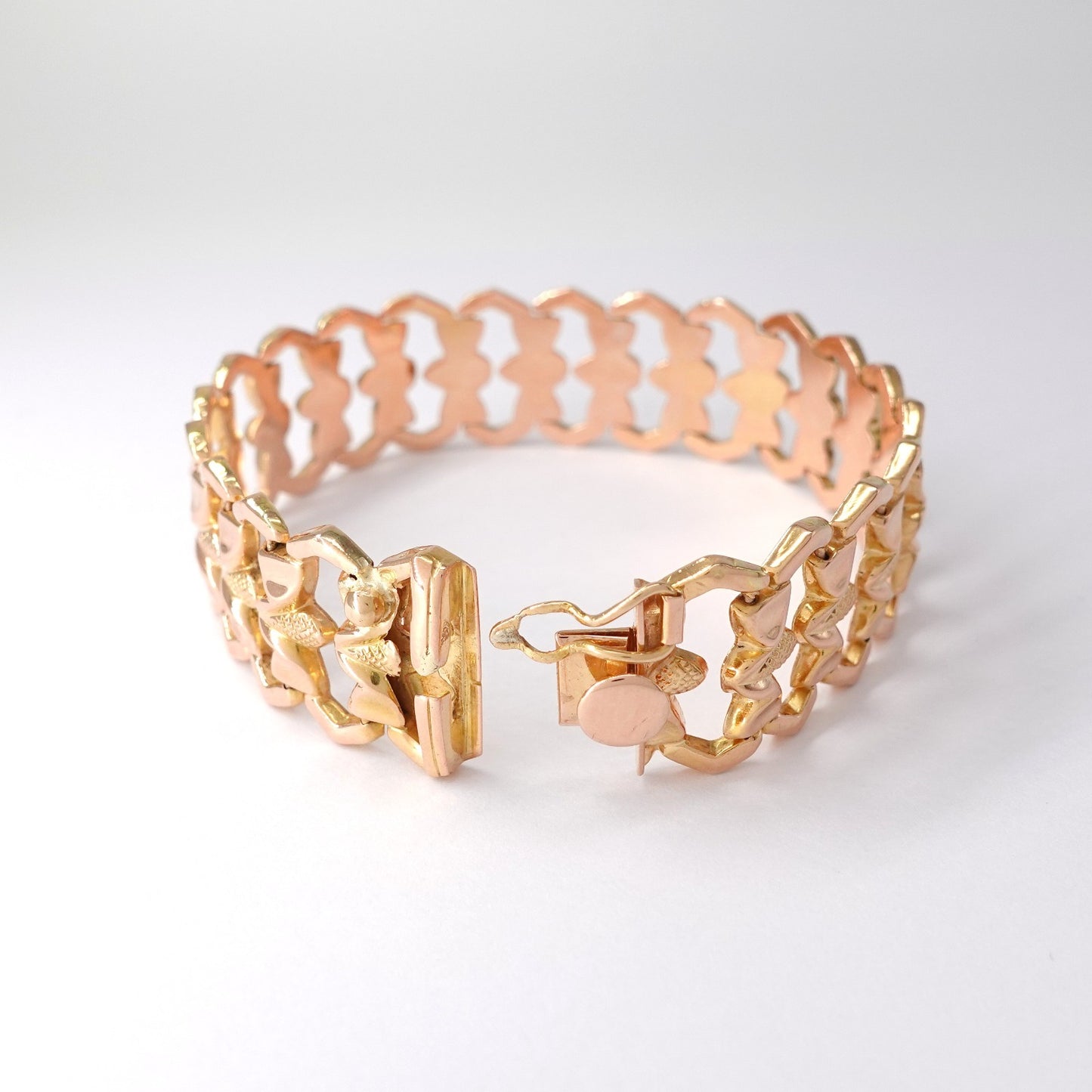 Bracciale vintage  a maglia lavorata