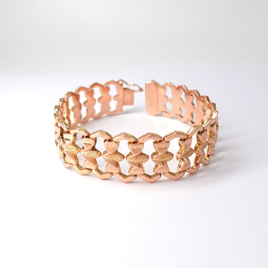 Bracciale vintage  a maglia lavorata