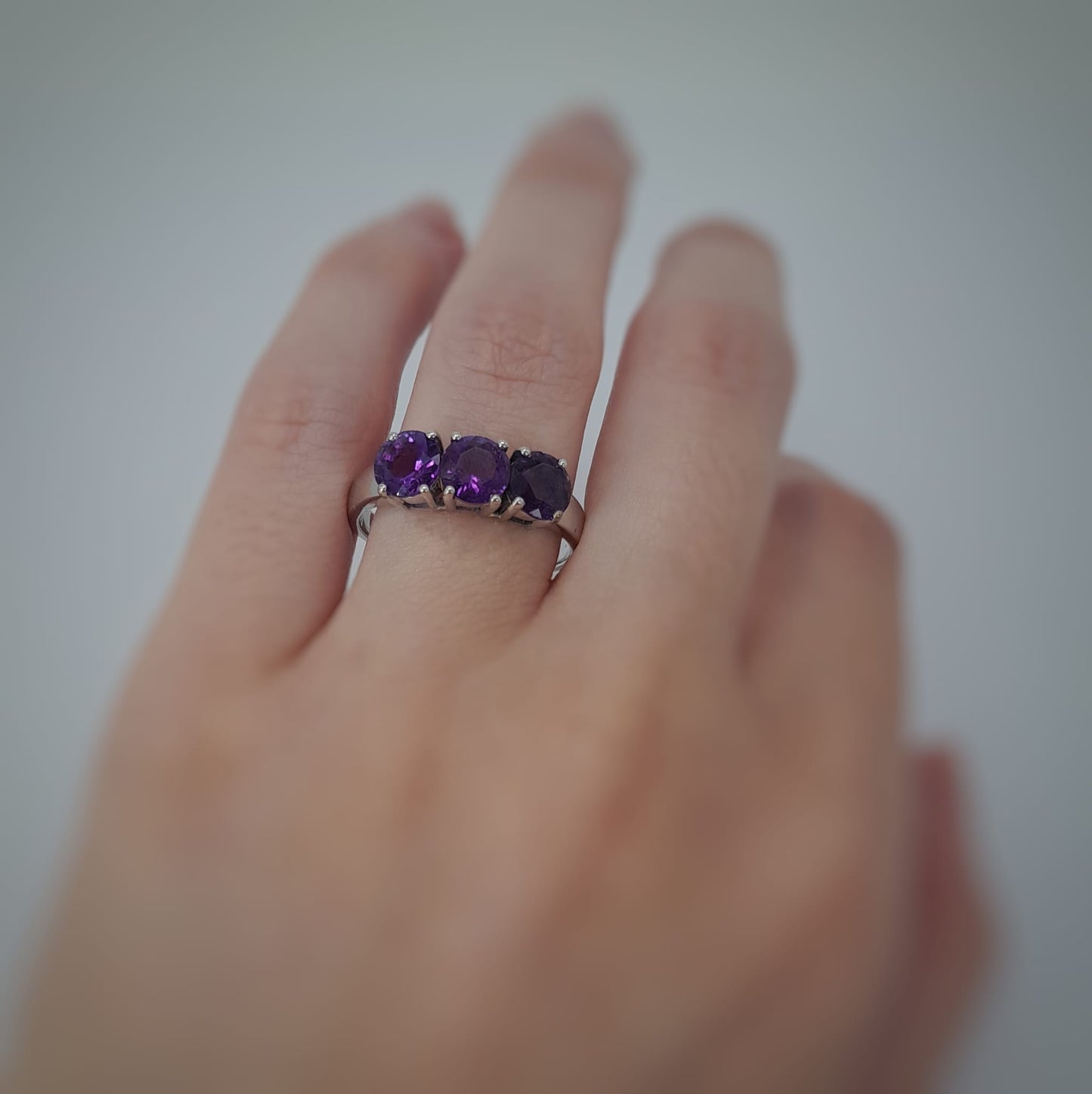 Anello  e ametiste