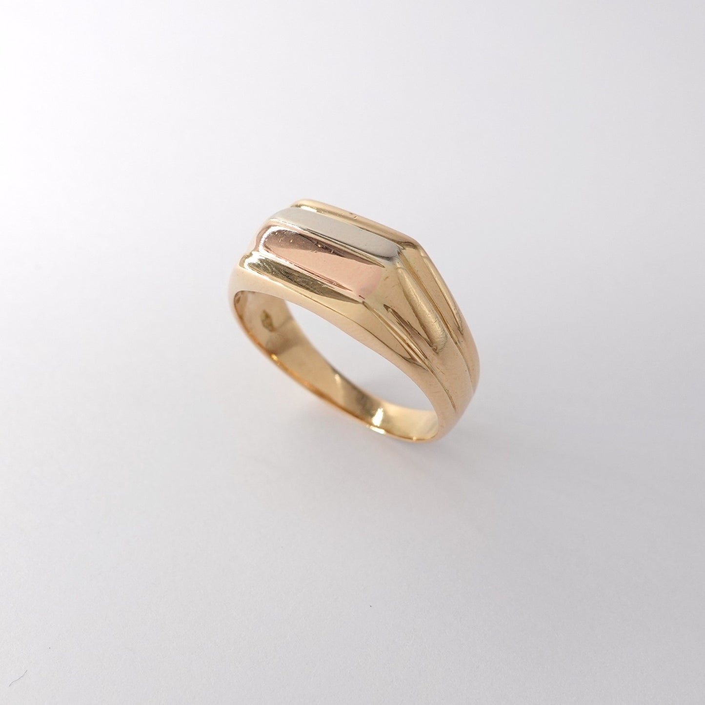 Anello da uomo tre colori