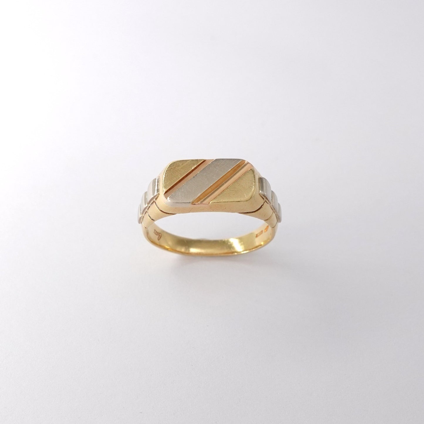 Anello da uomo tre colori