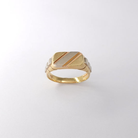 Anello da uomo tre colori