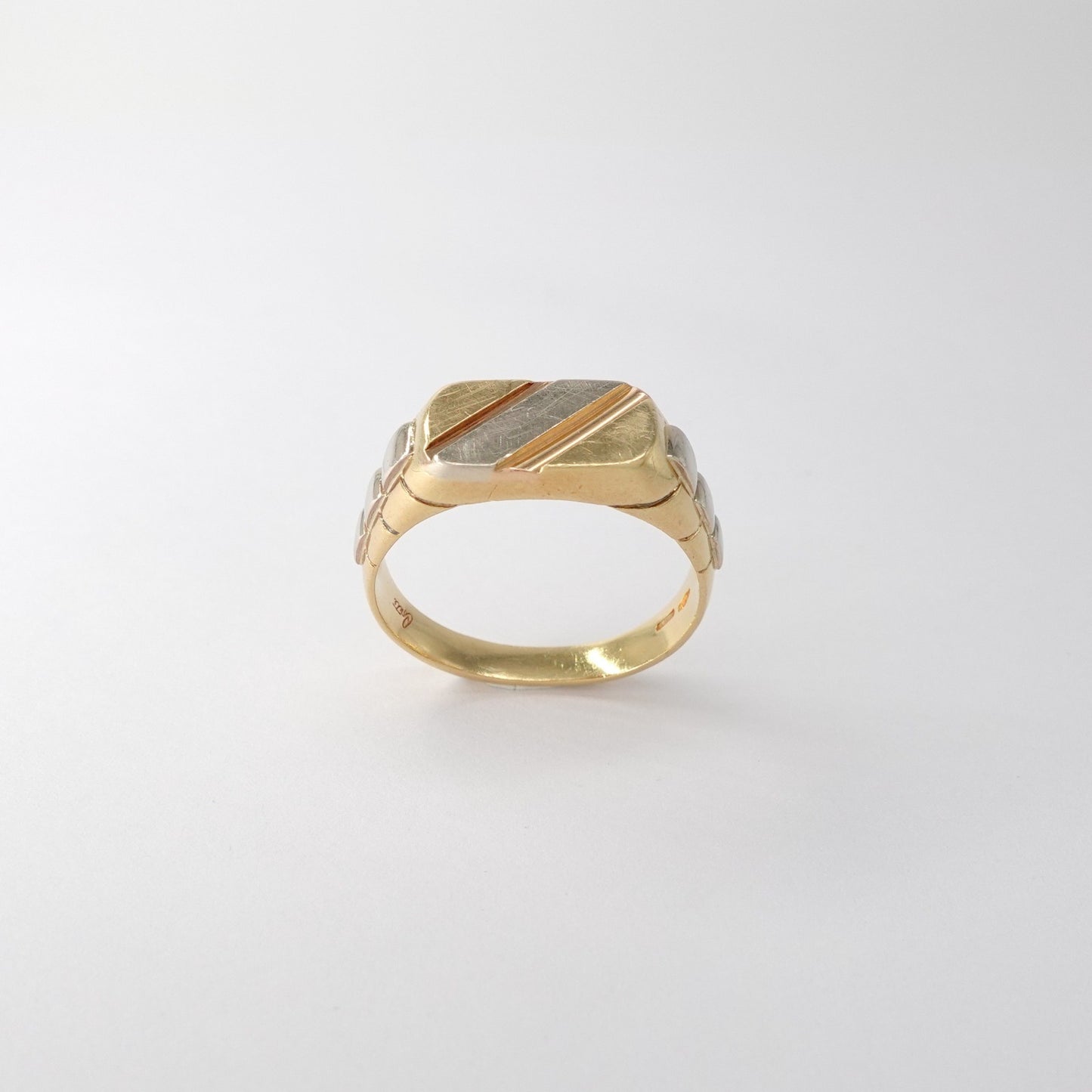 Anello da uomo tre colori