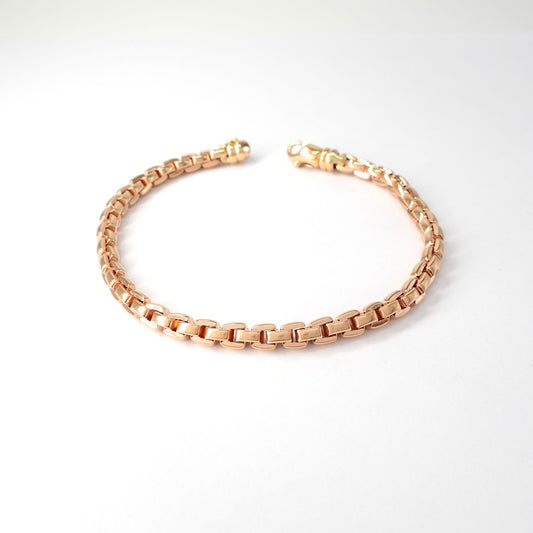 Bracciale   con maglia a cubetti