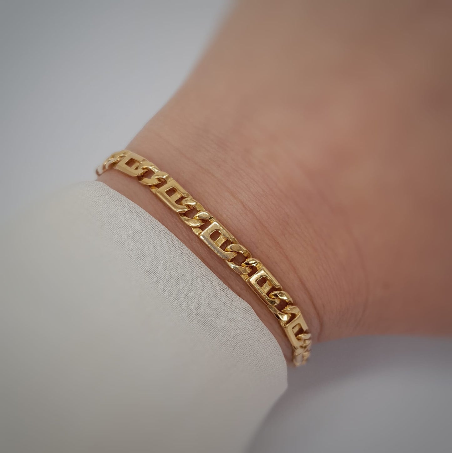 Bracciale a maglia mista