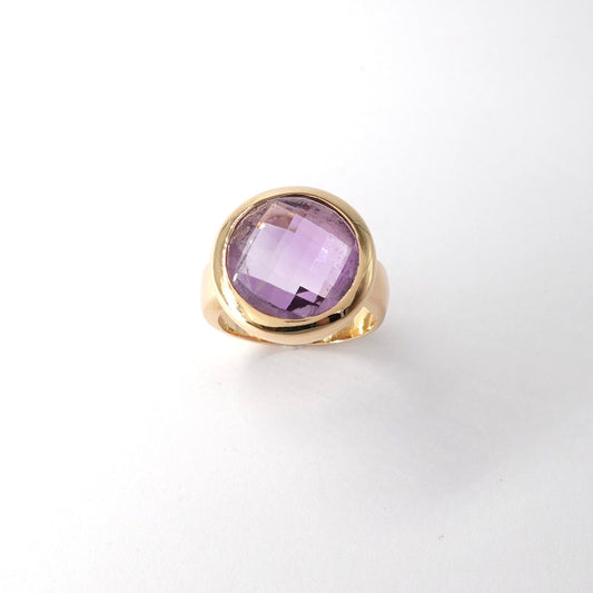Anello  con ametista