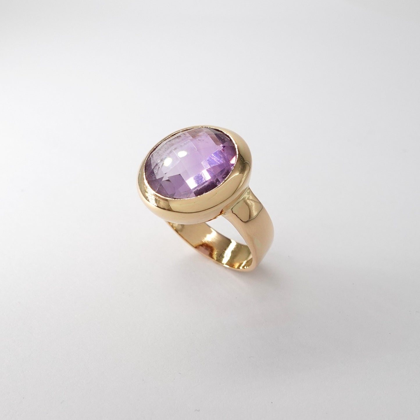 Anello  con ametista