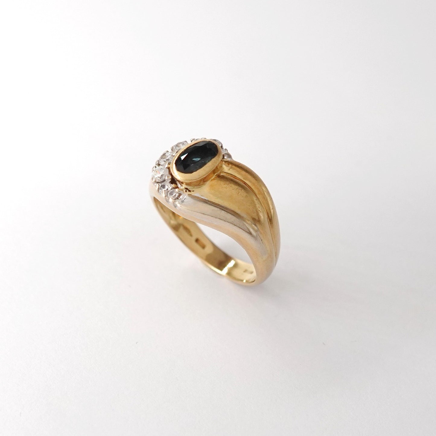 Anello   con zirconi