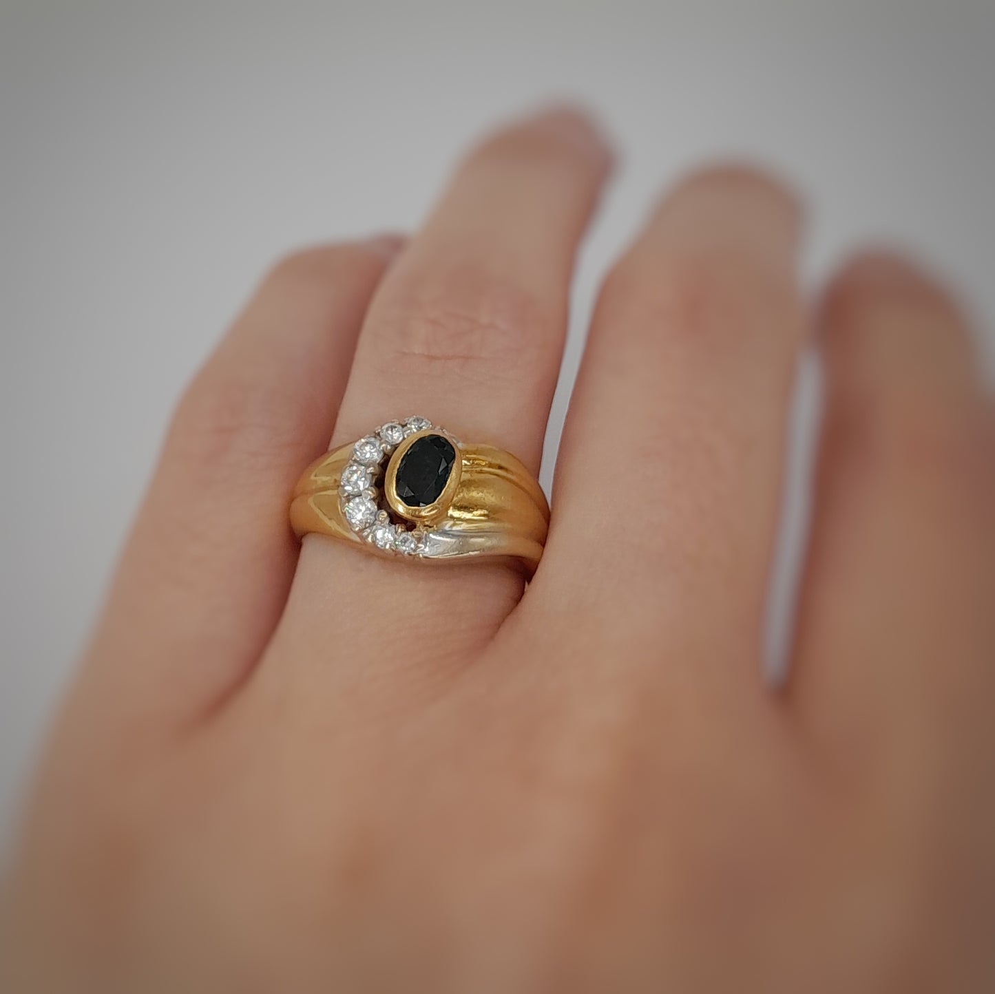 Anello   con zirconi