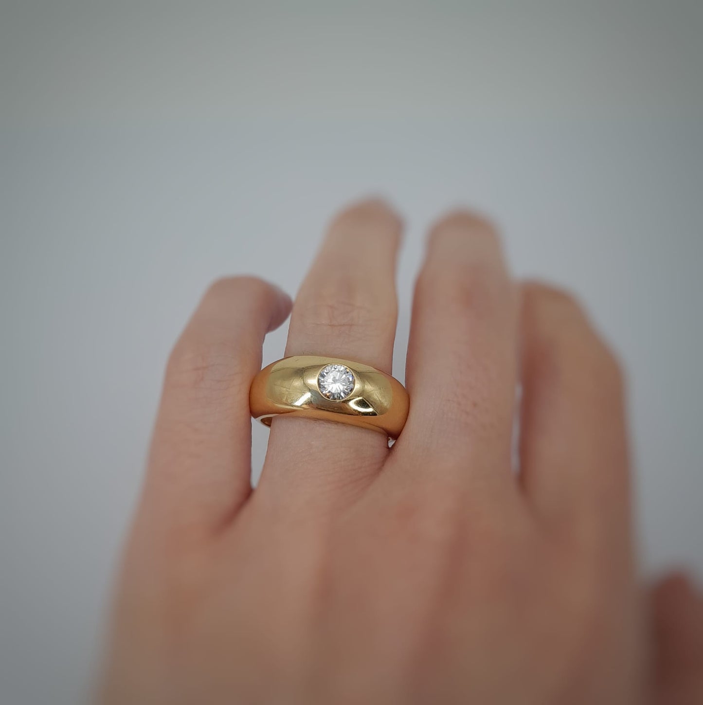 Anello a fascia bombata