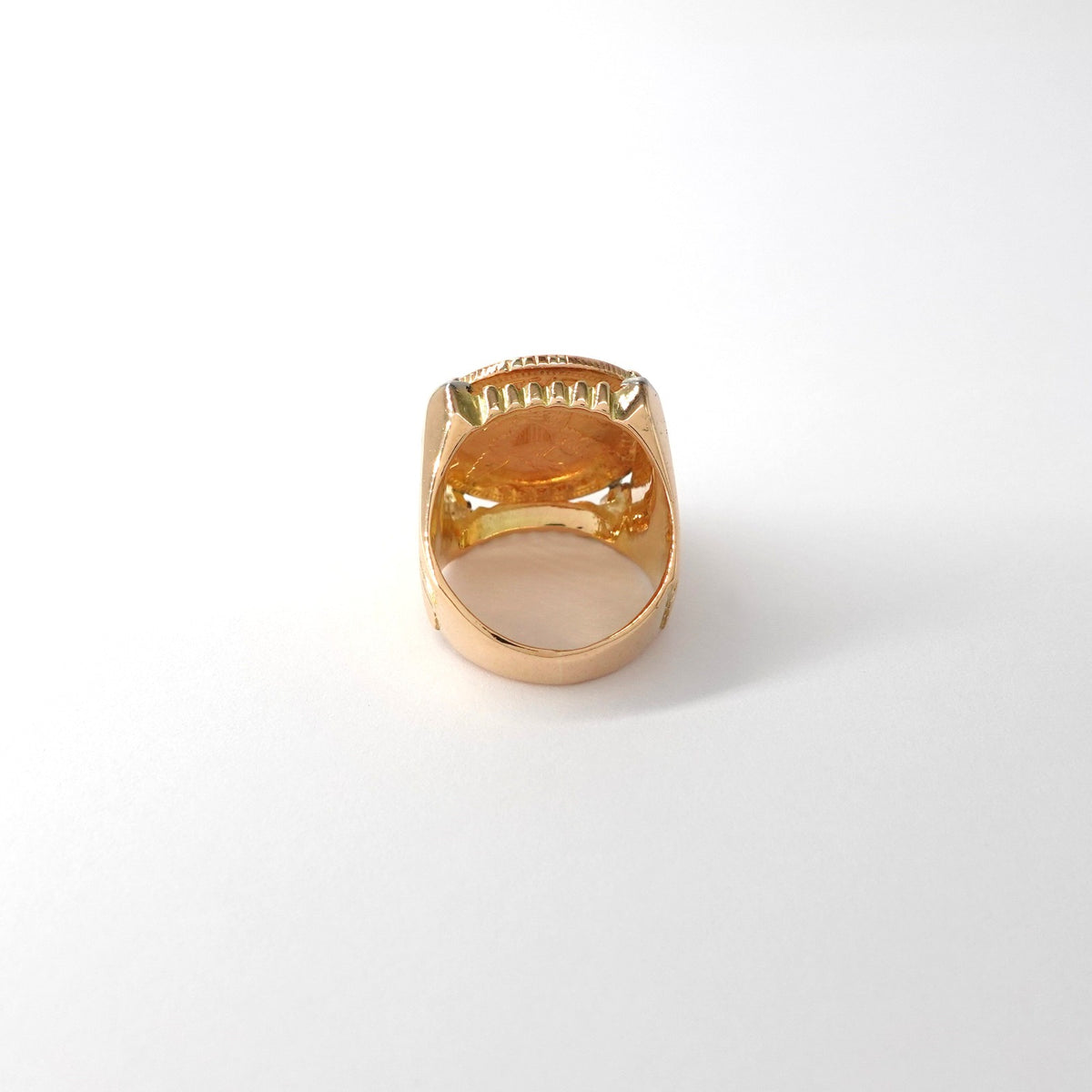 Anello Chevalier  Moneta Americana d'Epoca