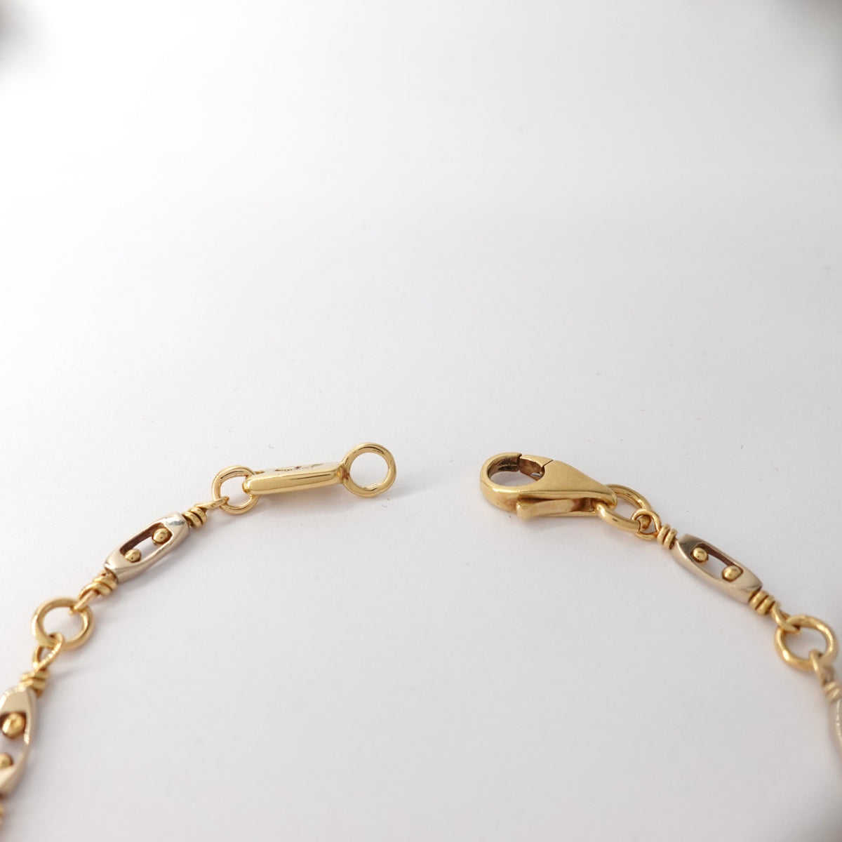 Bracciale a Maglia Mista Alternata