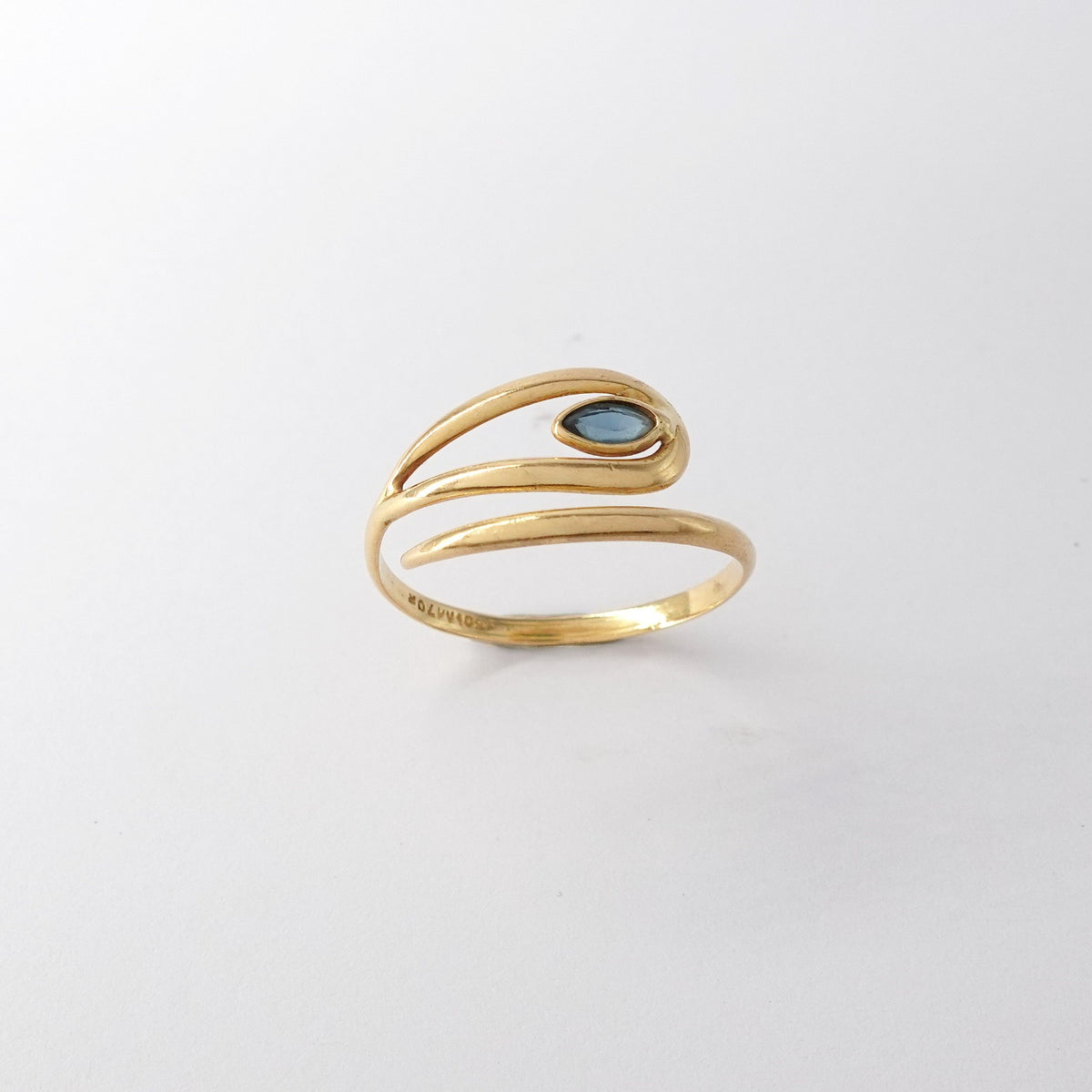 Anello "Snake" a Spirale Minimal
