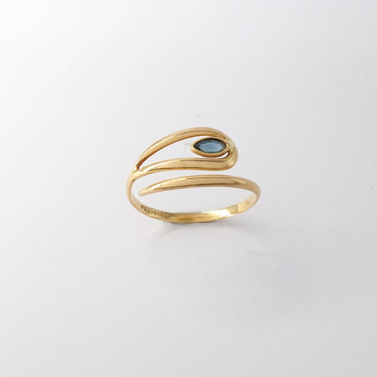 Anello "Snake" a Spirale Minimal
