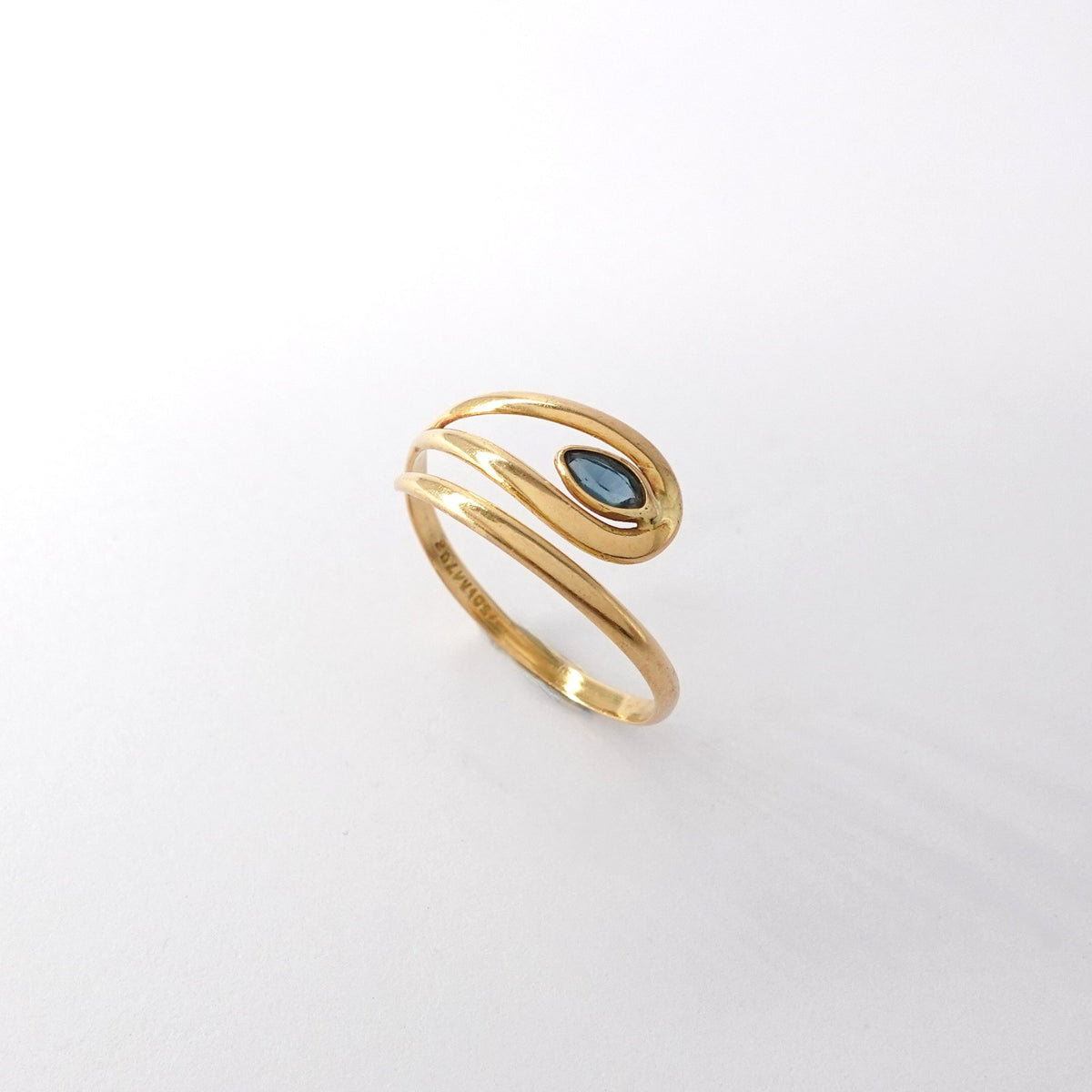 Anello "Snake" a Spirale Minimal