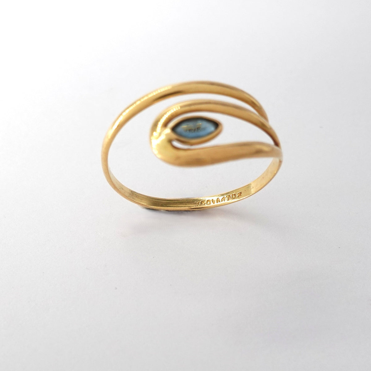 Anello "Snake" a Spirale Minimal