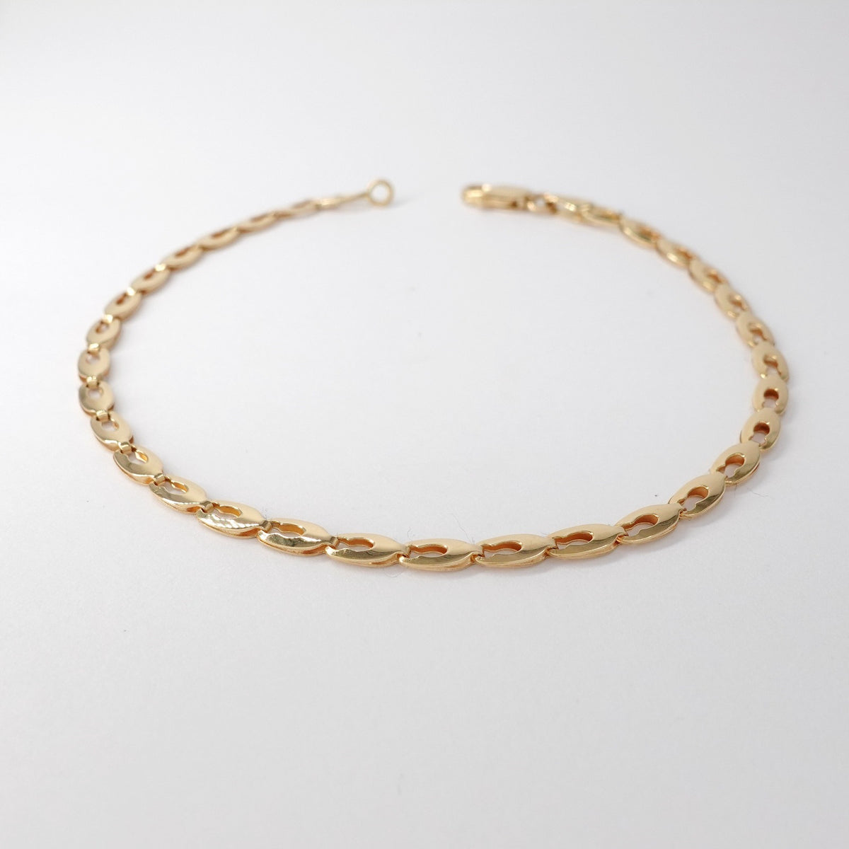 Bracciale a Maglia "Chicco di Riso" Piatta