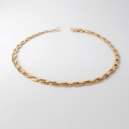 Bracciale a Maglia "Chicco di Riso" Piatta