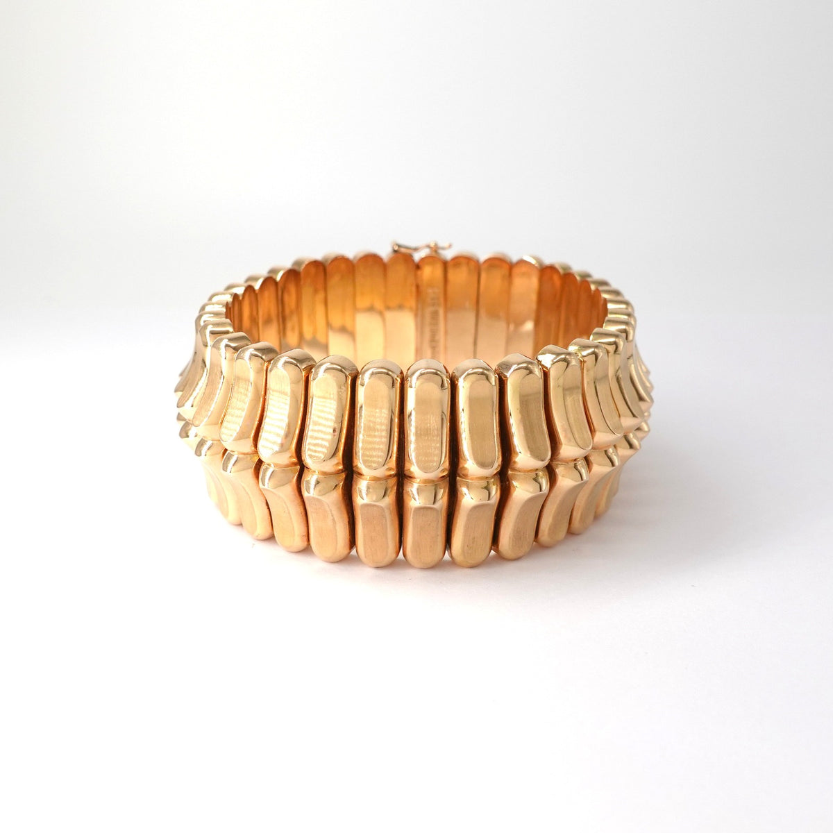 Bracciale Scultoreo a Fascia Alta "Manchette"