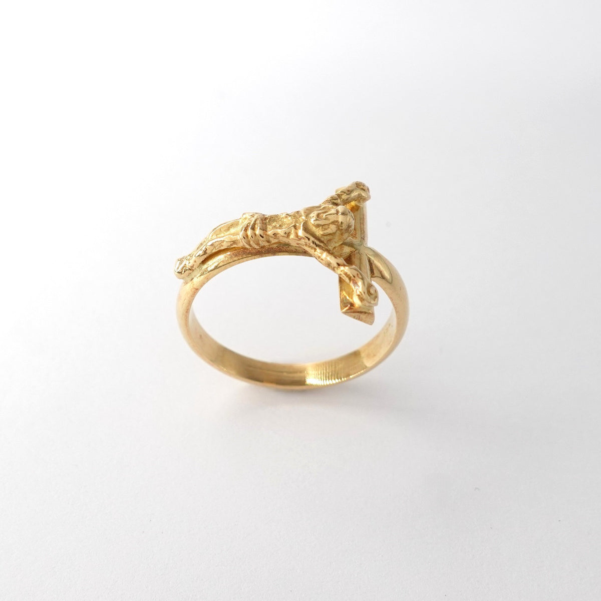 Anello Croce con Crocifisso