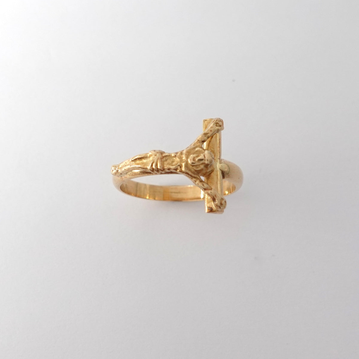 Anello Croce con Crocifisso