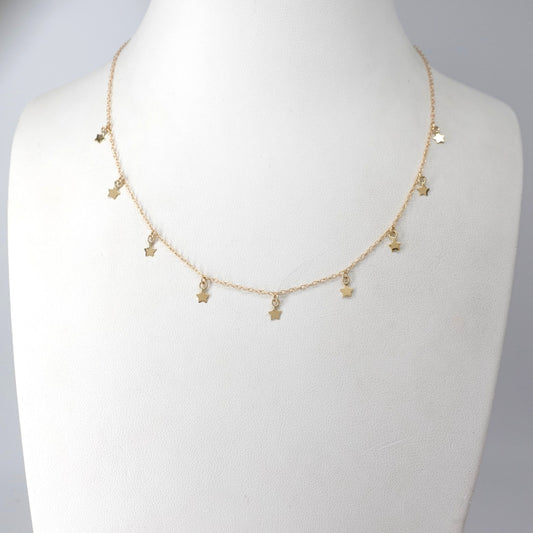 Girocollo con Stelline Pendenti