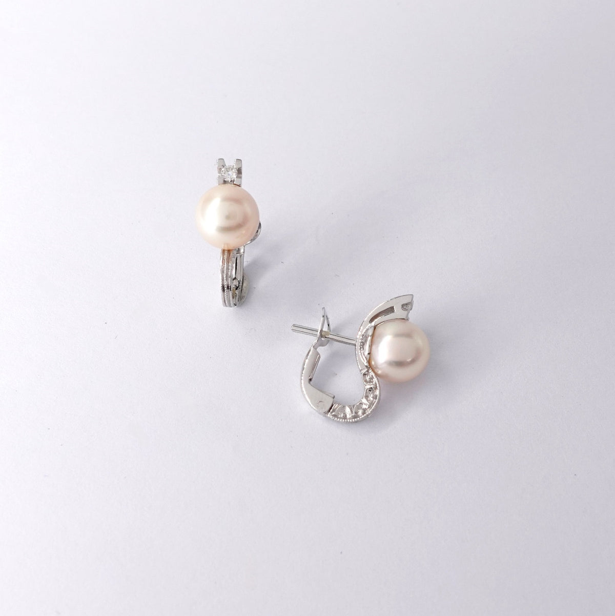 Parure con Perle e Diamanti