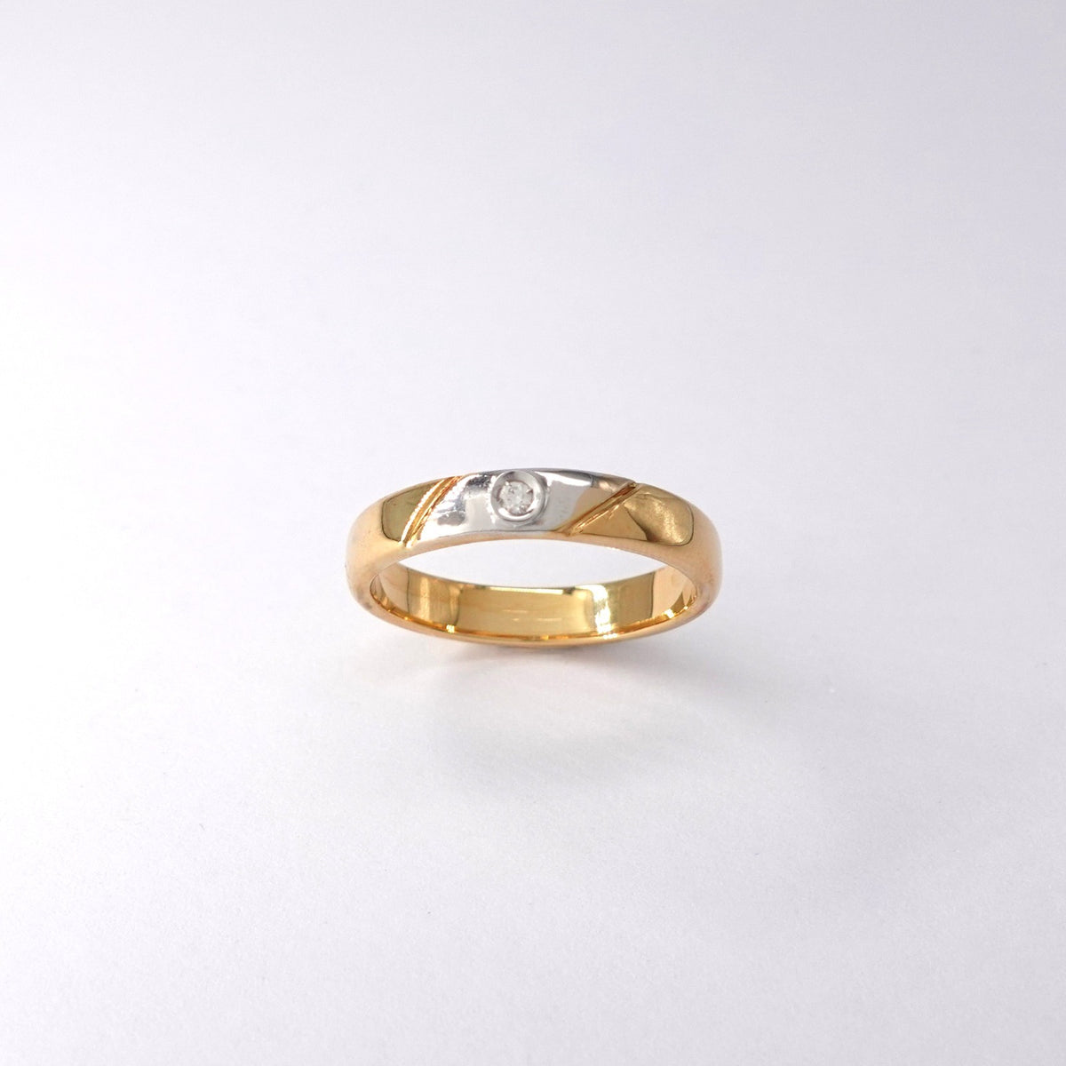 Anello Fede Bicolore