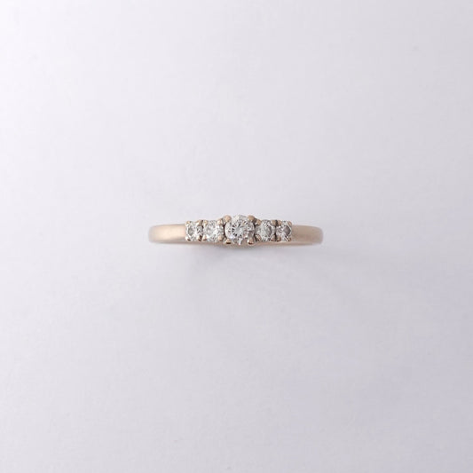 Anello Riviera  con Diamanti