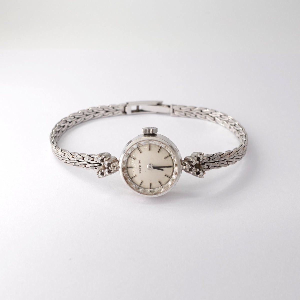 Orologio Vintage Zenith da Donna  con Diamanti