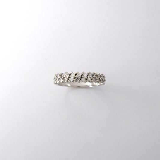 Anello Fascia  con Diamanti