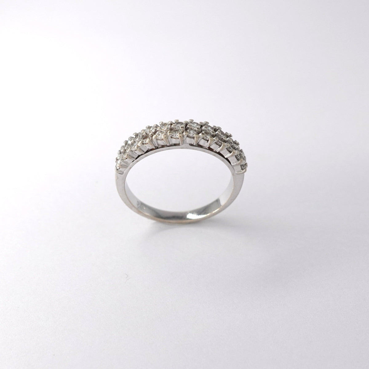 Anello Fascia  con Diamanti