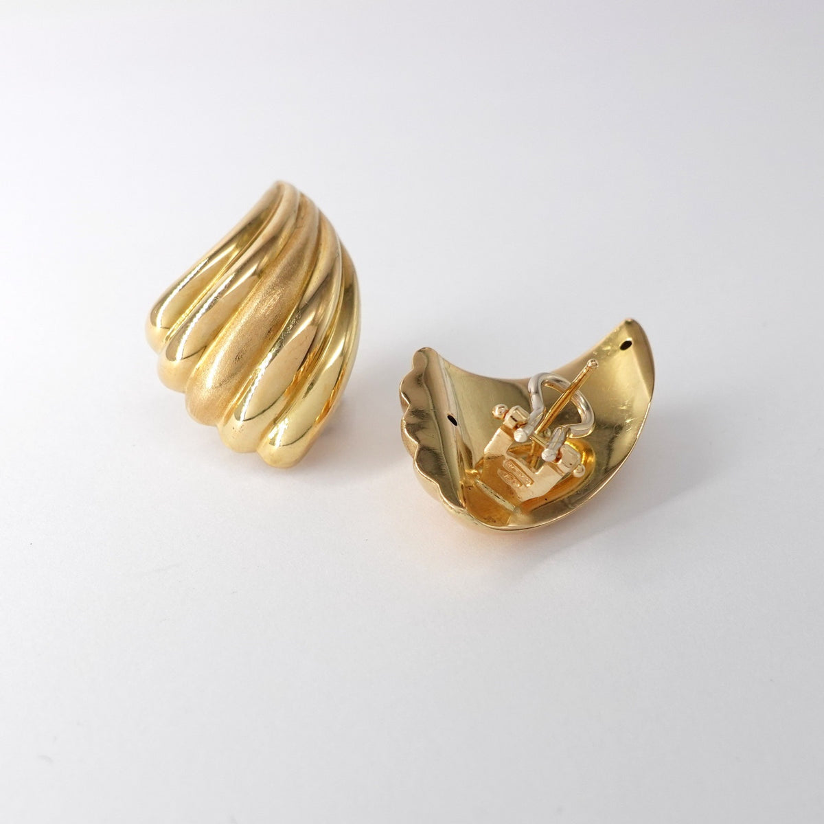 Orecchini Ventaglio in Oro Giallo