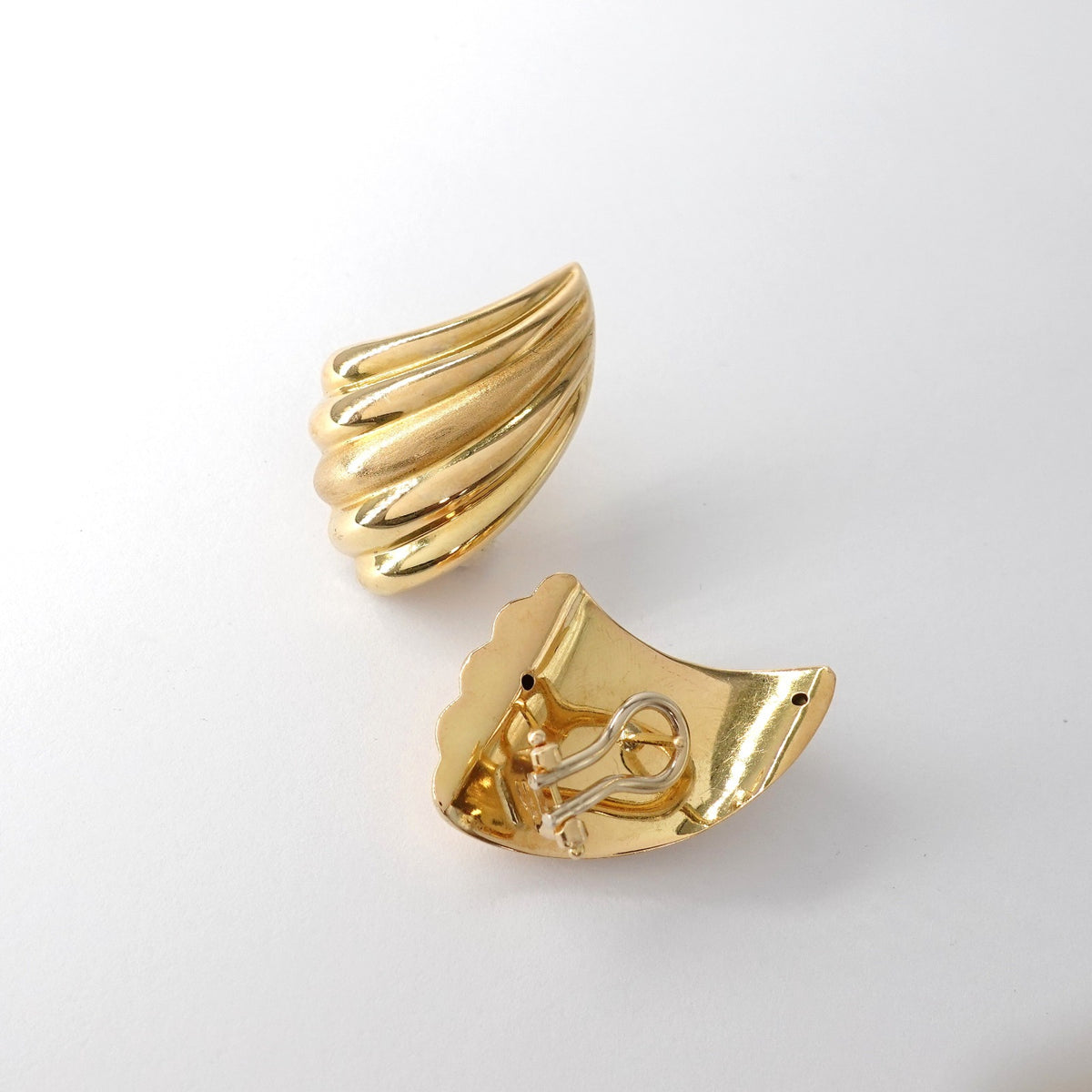Orecchini Ventaglio in Oro Giallo