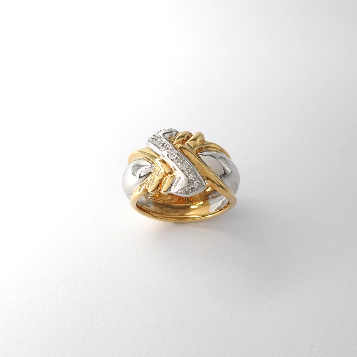 Anello a Fascia  con Diamanti