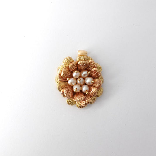 Ciondolo Fiore  con Perle