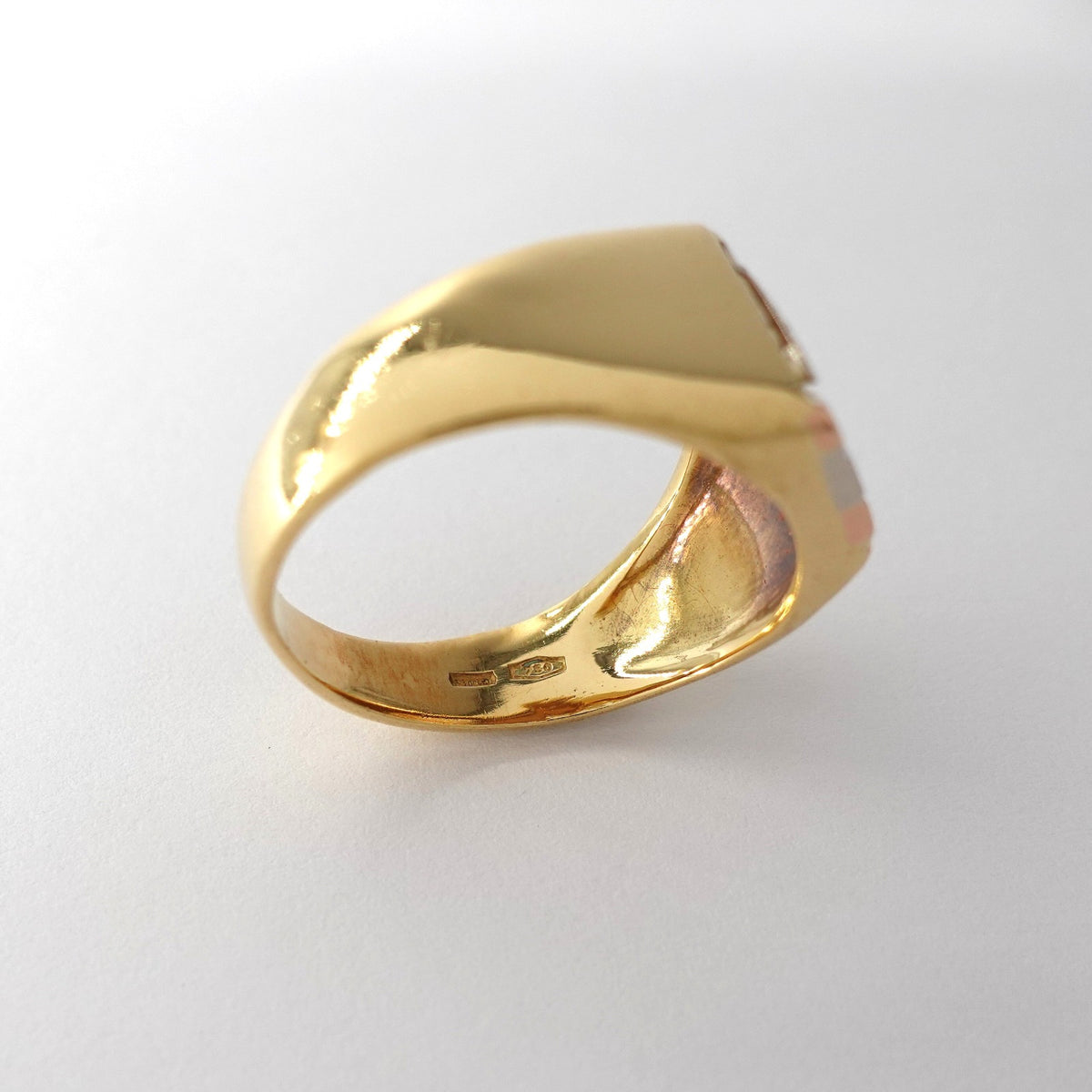 Anello da Uomo in Tre colori  con Diamanti